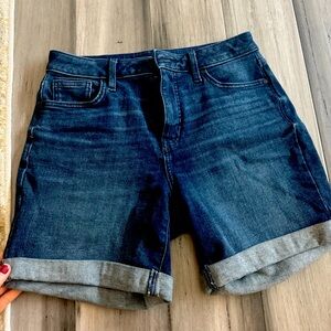 Vera Wang Dark Blue Jean Shorts